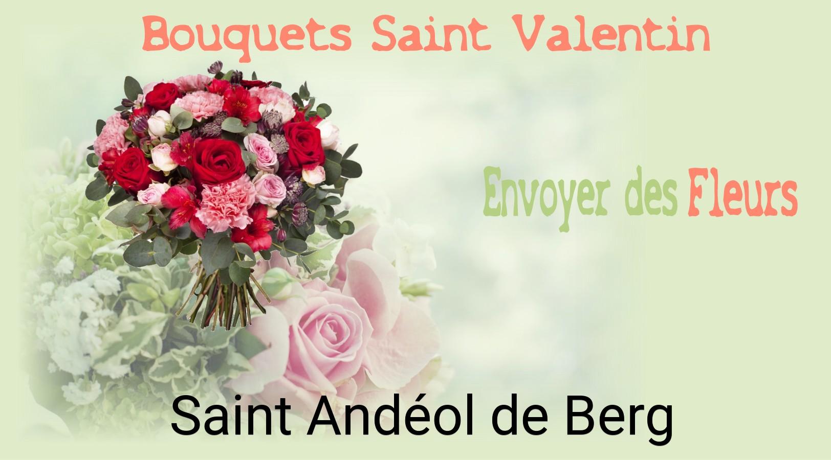 Roses de Saint-Valentin livrées à Saint-Andéol-de-Berg